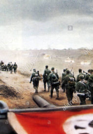 operation-barbarossa-german-infantry-advance-into-russia-in-1941-swastika-BNKGD0
