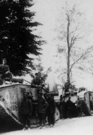 Frankreich, deutsche Panzerschwadron