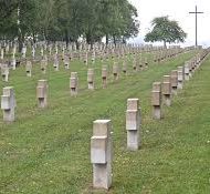 the war cemetery of Bourdon in France