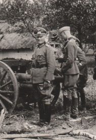 Panzergeneral Georg-Hans Reinhardt, polnisches Geschütz