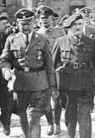 Herbert Hagen, Karl Oberg, Joseph Darnand et Helmut Knochen