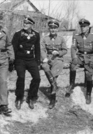 Russland, Waffen-SS-Männer mit Ritterkreuz